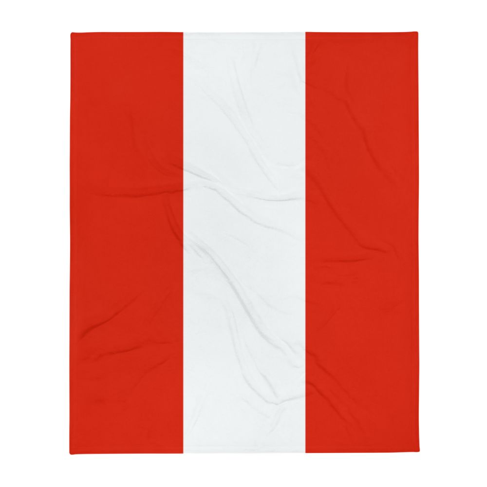Austria_Flag_fleece_Blanket