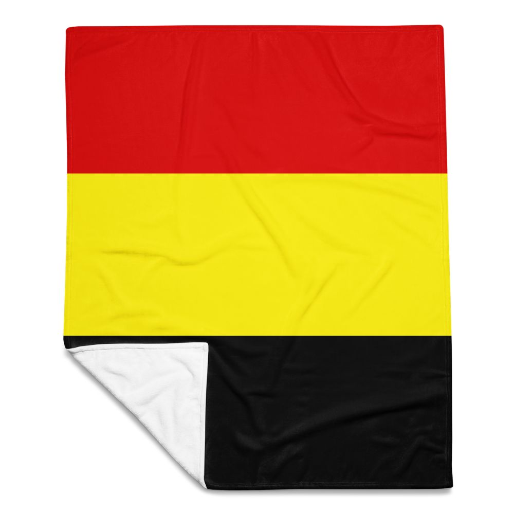 Belgium_Flag_fleece_Blanket