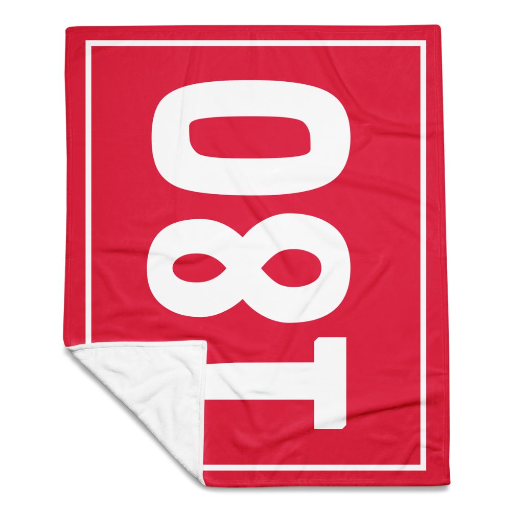 180 darts fleece blanket