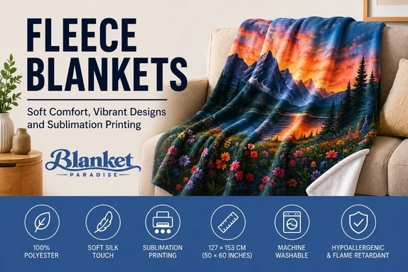 Discover Our Fleece Blankets: Materials, Features and Sublimation Printing
