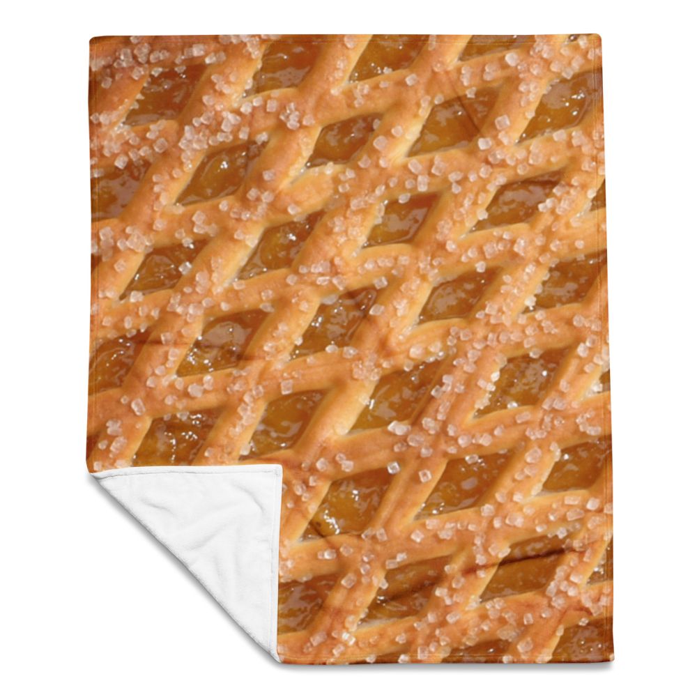Abrikozen_vlaai_fleece_deken