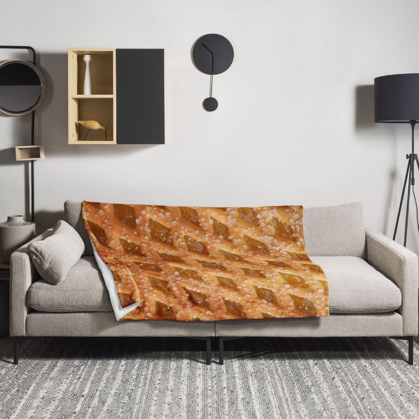 Abrikozen_vlaai_fleece_deken