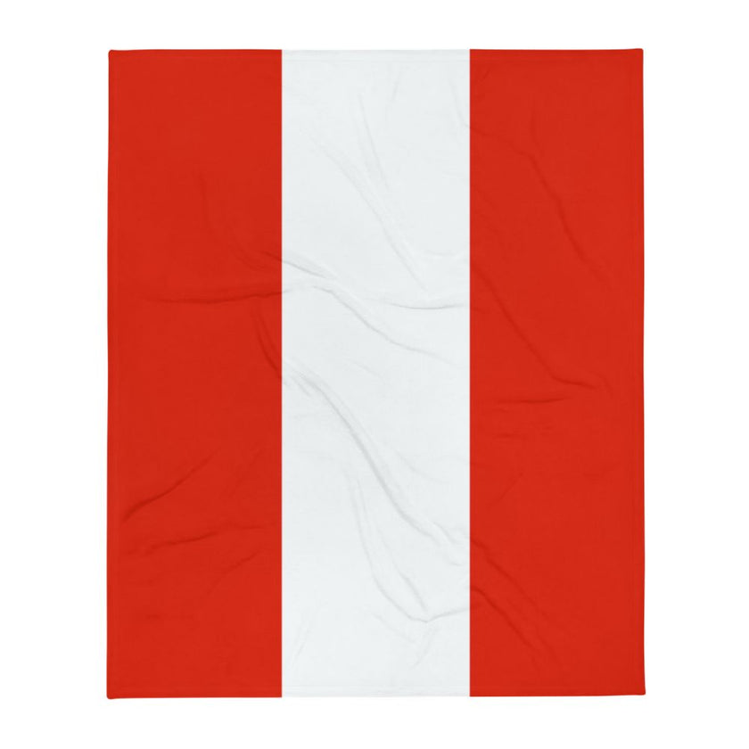 Austria_Flag_fleece_Blanket