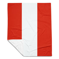 Austria_Flag_fleece_Blanket