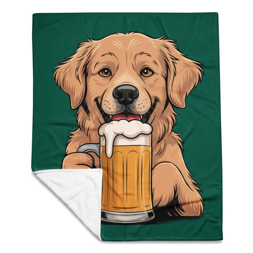 Beer_drinking_Dog_Blanket