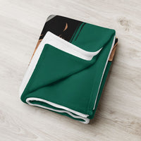 Beer Drinking Dog Blanket