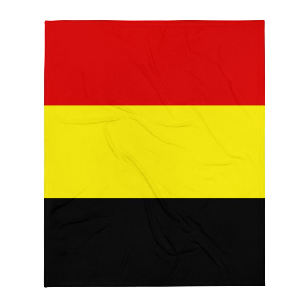 Belgium_Flag_fleece_Blanket