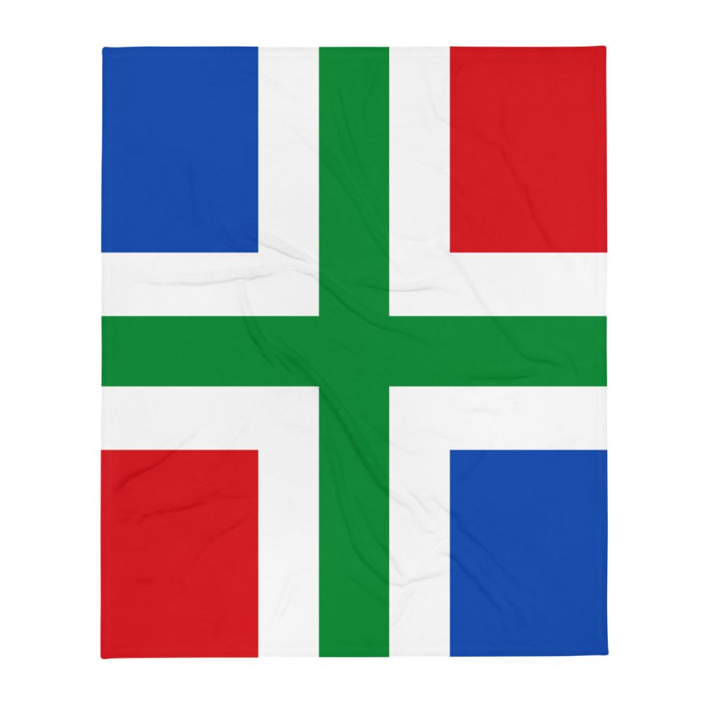 Groningen_vlag_Fleece_deken