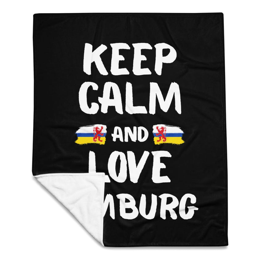 Limburgse_fleece_deken_Keep_calm_and_love_Limburg