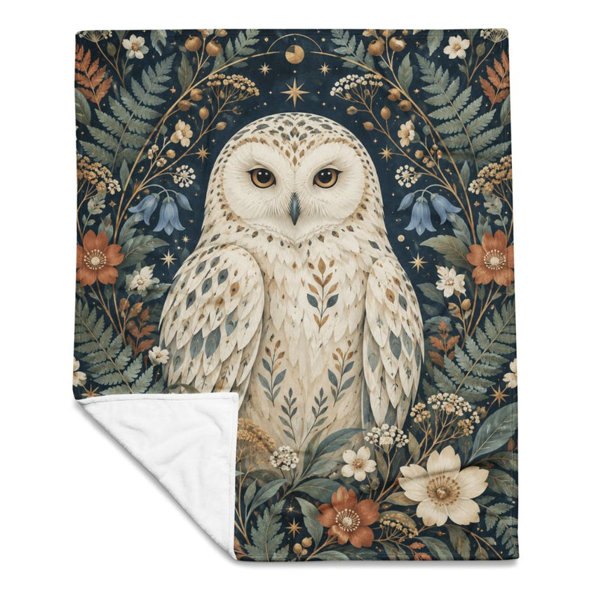 Celestial_Snowy_Owl_Blanket
