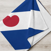 Vlag_Friesland_fleece_deken