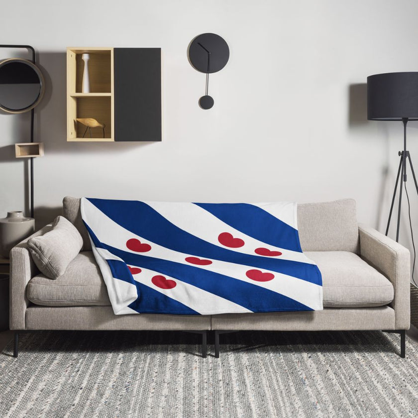 Vlag_Friesland_fleece_deken