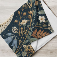 Celestial Snowy Owl Blanket