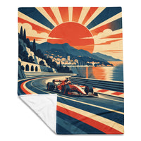 Retro Formula Racing Blanket
