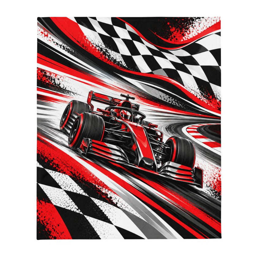 Formula 1 Car Blanket